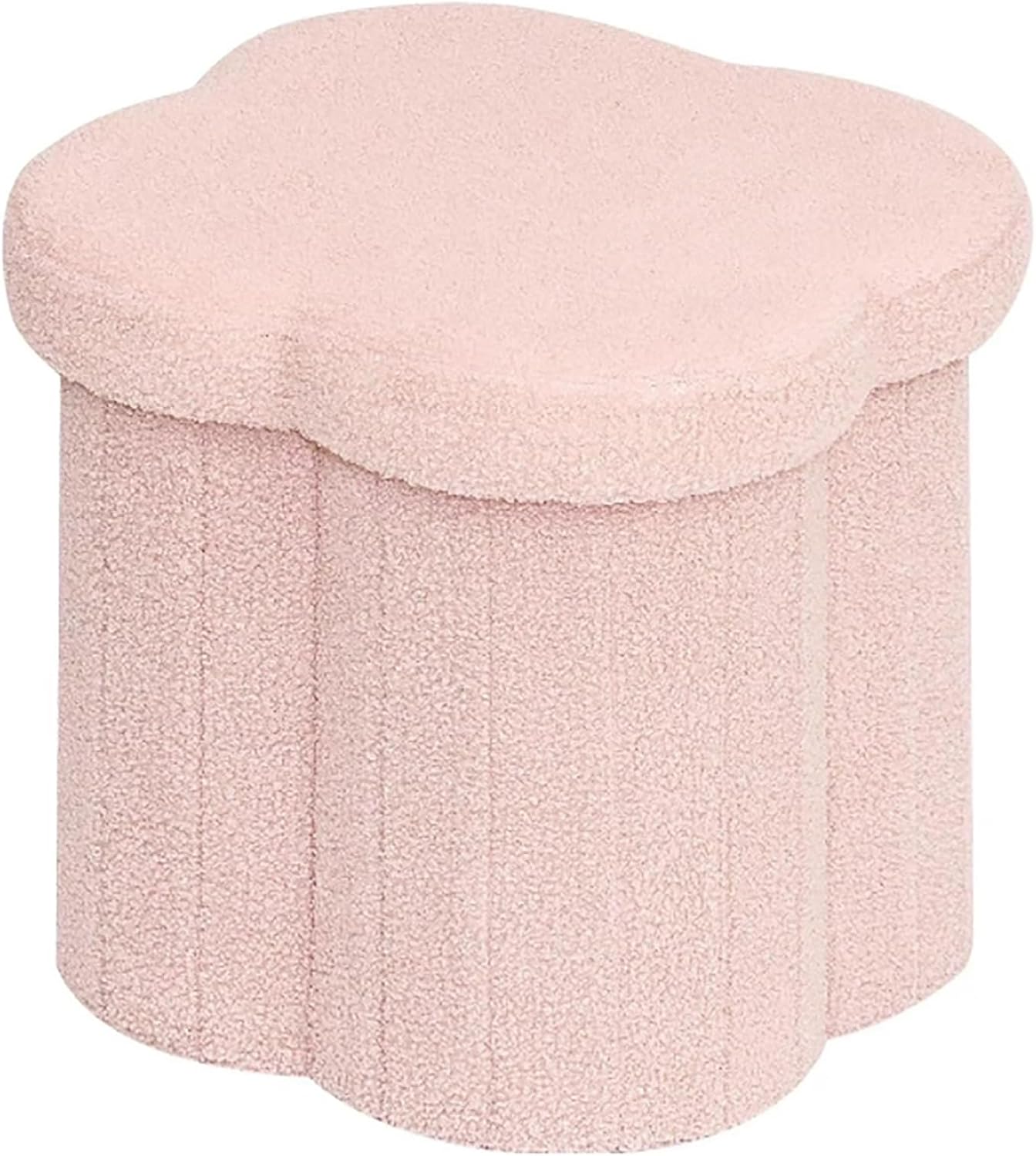 Flower shaped storage ottoman